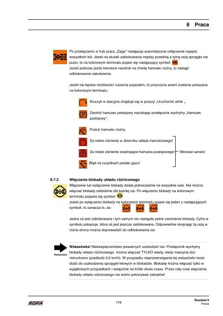 Instrukcja obsługi euro-Tiger V8 od 2005 - ROPA Fahrzeug