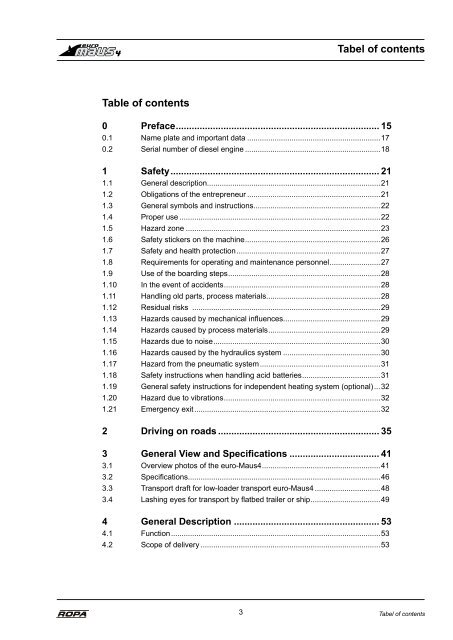 Original Operating Manual - ROPA Fahrzeug