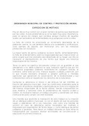 ORDENANZA MUNICIPAL DE CONTROL Y ... - Municipio de Loja