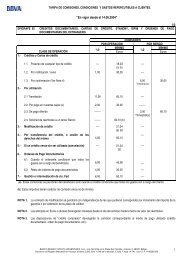 epígrafe 55 - créditos documentarios, cartas de crédito ... - BBVA