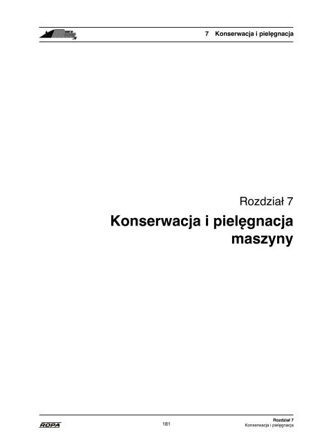 instrukcja obsługi - ROPA Fahrzeug