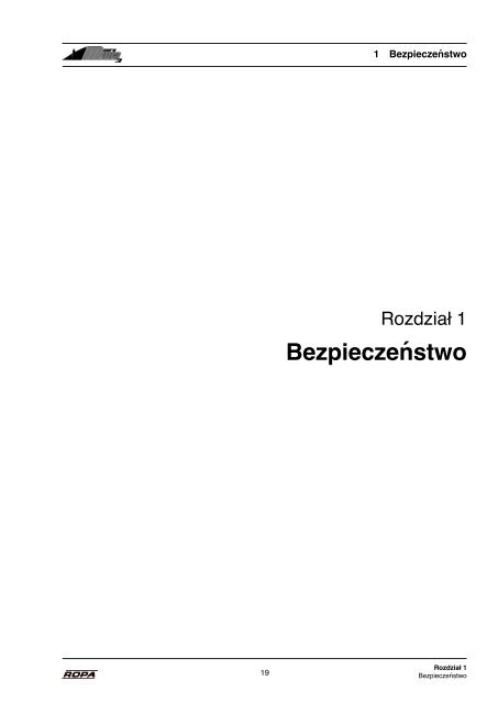 instrukcja obsługi - ROPA Fahrzeug