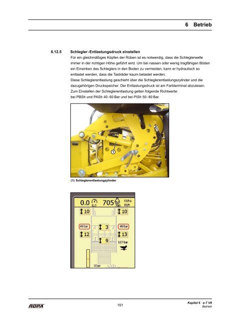 Bedienungsanleitung euro-Tiger V8 - Ausgabe 3 ... - ROPA Fahrzeug