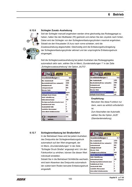 Bedienungsanleitung euro-Tiger V8 - Ausgabe 3 ... - ROPA Fahrzeug