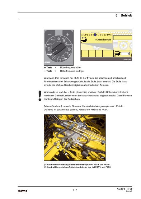 Bedienungsanleitung euro-Tiger V8 - Ausgabe 3 ... - ROPA Fahrzeug