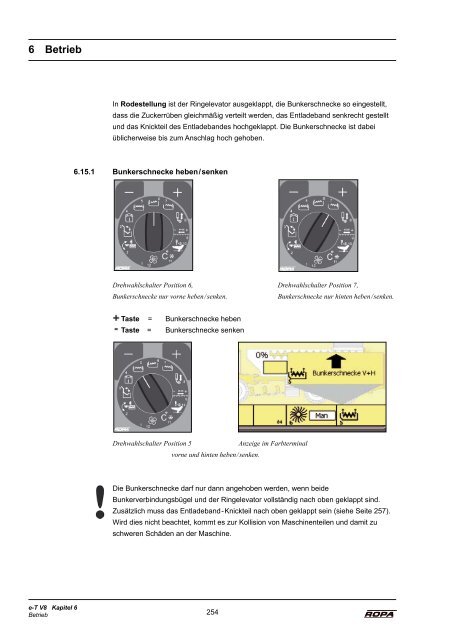 Bedienungsanleitung euro-Tiger V8 - Ausgabe 3 ... - ROPA Fahrzeug