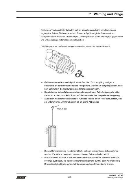 Bedienungsanleitung euro-Tiger V8 - Ausgabe 3 ... - ROPA Fahrzeug