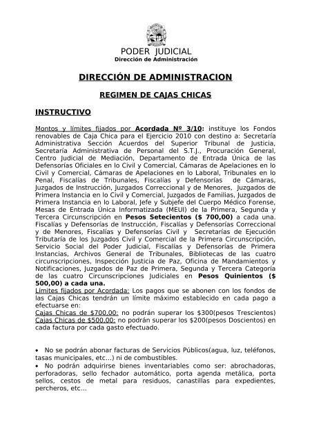 Descargar Instructivo - Poder Judicial de la Provincia de Misiones