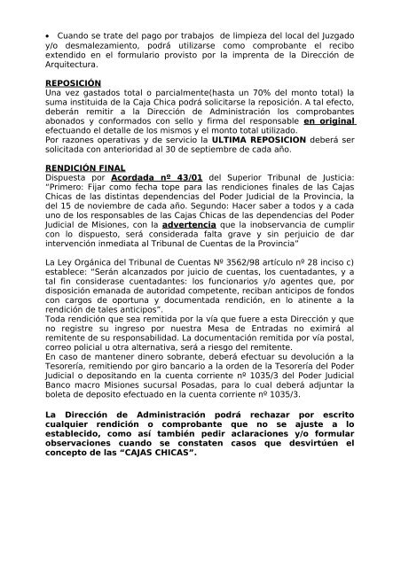 Descargar Instructivo - Poder Judicial de la Provincia de Misiones