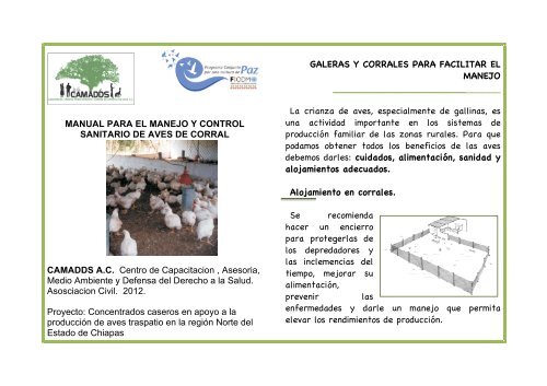 MANUAL PARA EL MANEJO Y CONTROL ... - Cultura de Paz