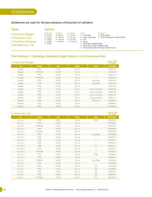 NAMIC® Fluid Management - Navilyst Medical