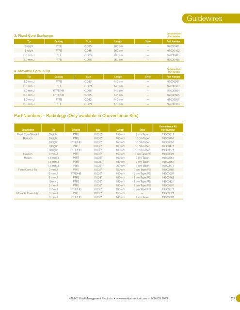 NAMIC® Fluid Management - Navilyst Medical