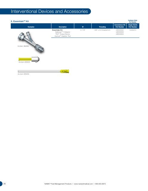 NAMIC® Fluid Management - Navilyst Medical