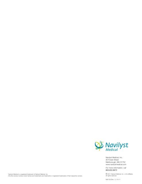 namic® fluid management - Navilyst Medical