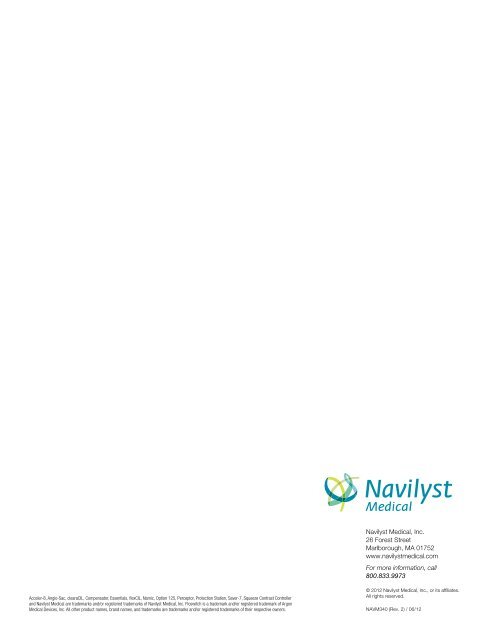Fluid Management Catalog - Navilyst Medical