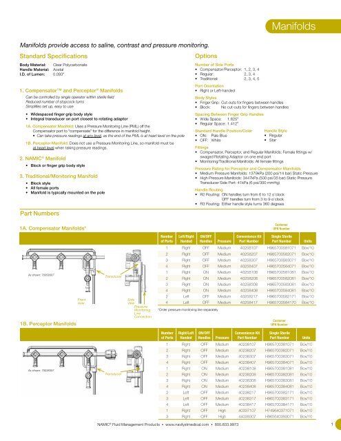 Fluid Management Catalog - Navilyst Medical