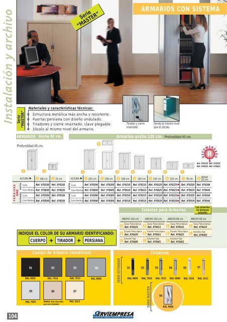 CATÁLOGO DE MOBILIARIO - benvinguts a Estel Comercial