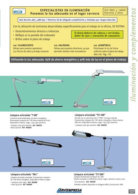 CATÁLOGO DE MOBILIARIO - benvinguts a Estel Comercial