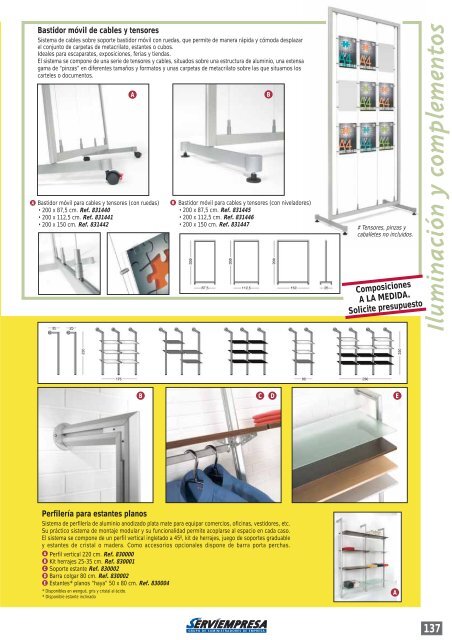 CATÁLOGO DE MOBILIARIO - benvinguts a Estel Comercial