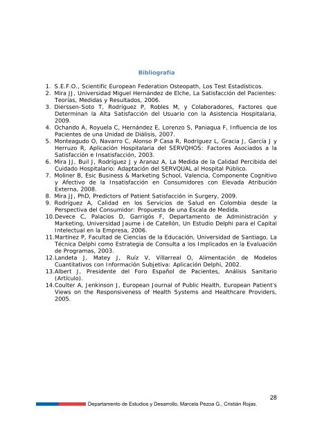 Propuesta metodológica para medir calidad percibida y satisfacción