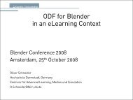 ODF for Blender in an eLearning Context - Blender.org