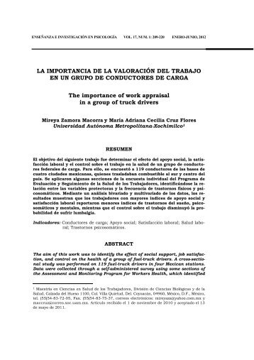 LA IMPORTANCIA DE LA VALORACIÓN DEL TRABAJO EN ... - cneip