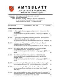 Amtsblatt Nr. 4. vom 11.04.2006 - in der Gemeinde Rosendahl