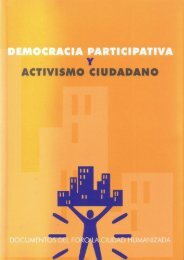 Democracia participativa y activismo ciudadano - La Ciudad ...