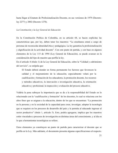 caracterización de docentes del sector público de bogotá - 2009