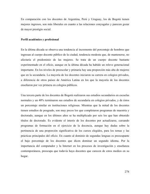 caracterización de docentes del sector público de bogotá - 2009