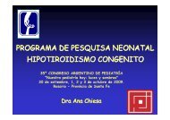 programa de pesquisa neonatal hipotiroidismo ... - Sap2.org.ar