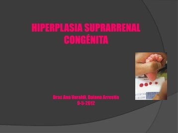 Hiperplasia suprarrenal congénita - Cátedra de Endocrinología y ...