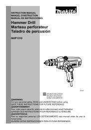 Hammer Drill Marteau perforateur Taladro de percusión - Makita