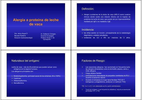 Alergia a proteína de leche de vaca - Oncoinmun