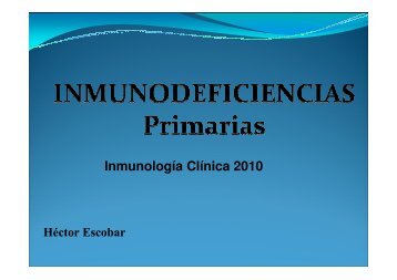 Inmunodeficiencias