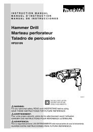 Hammer Drill Marteau perforateur Taladro de percusión - Makita