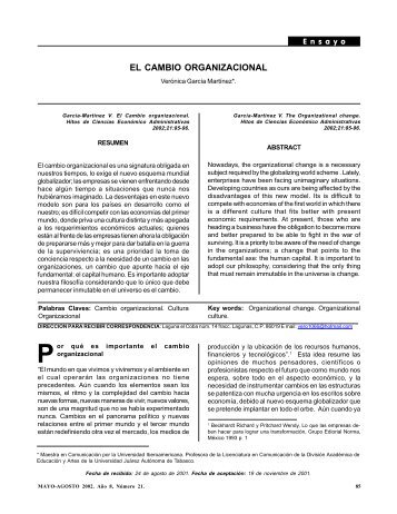 Ensayo. Cambio Organizacional.pdf
