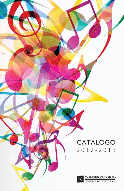 Descarga nuestro Catálogo 2012-2013 - Conservatorio de Música ...