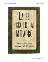 Spencer W. Kimbal – La Fe Precede al Milagro - Ondas del Reino