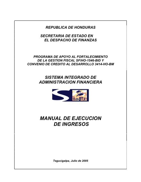 MINISTERIO DE HACIENDA - Secretaría de Finanzas