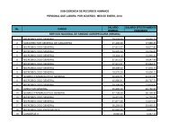 No. CARGO SALARIO NOMINAL SALARIO EFECTIVAMENTE ...