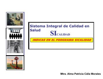 Sistema Integral de Calidad en Salud - Secretaría de Salud de México