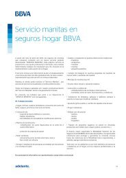 Servicio manitas en seguros hogar BBVA.