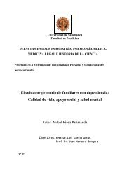 El cuidador primario de familiares con dependencia: Calidad