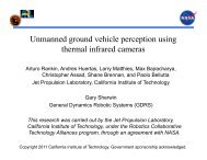 Unmanned ground vehicle perception using thermal infrared cameras