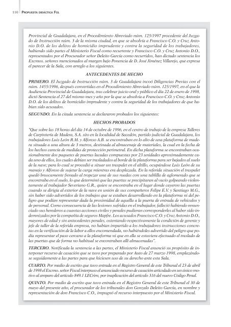 Propuesta Didáctica. P.D. Formación y Orientación Laboral. - Algaida