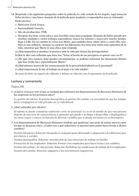 Propuesta Didáctica. P.D. Formación y Orientación Laboral. - Algaida