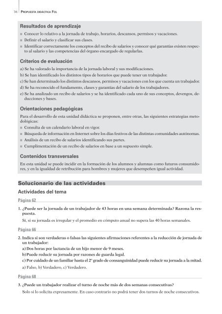 Propuesta Didáctica. P.D. Formación y Orientación Laboral. - Algaida