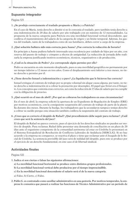 Propuesta Didáctica. P.D. Formación y Orientación Laboral. - Algaida