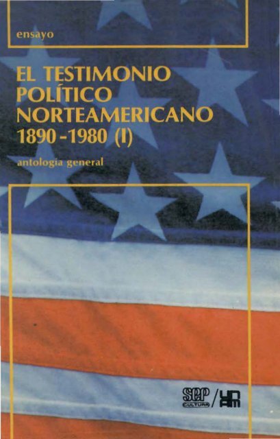 El testimonio político norteamericano 1890-1980 (1) - Centro de ...